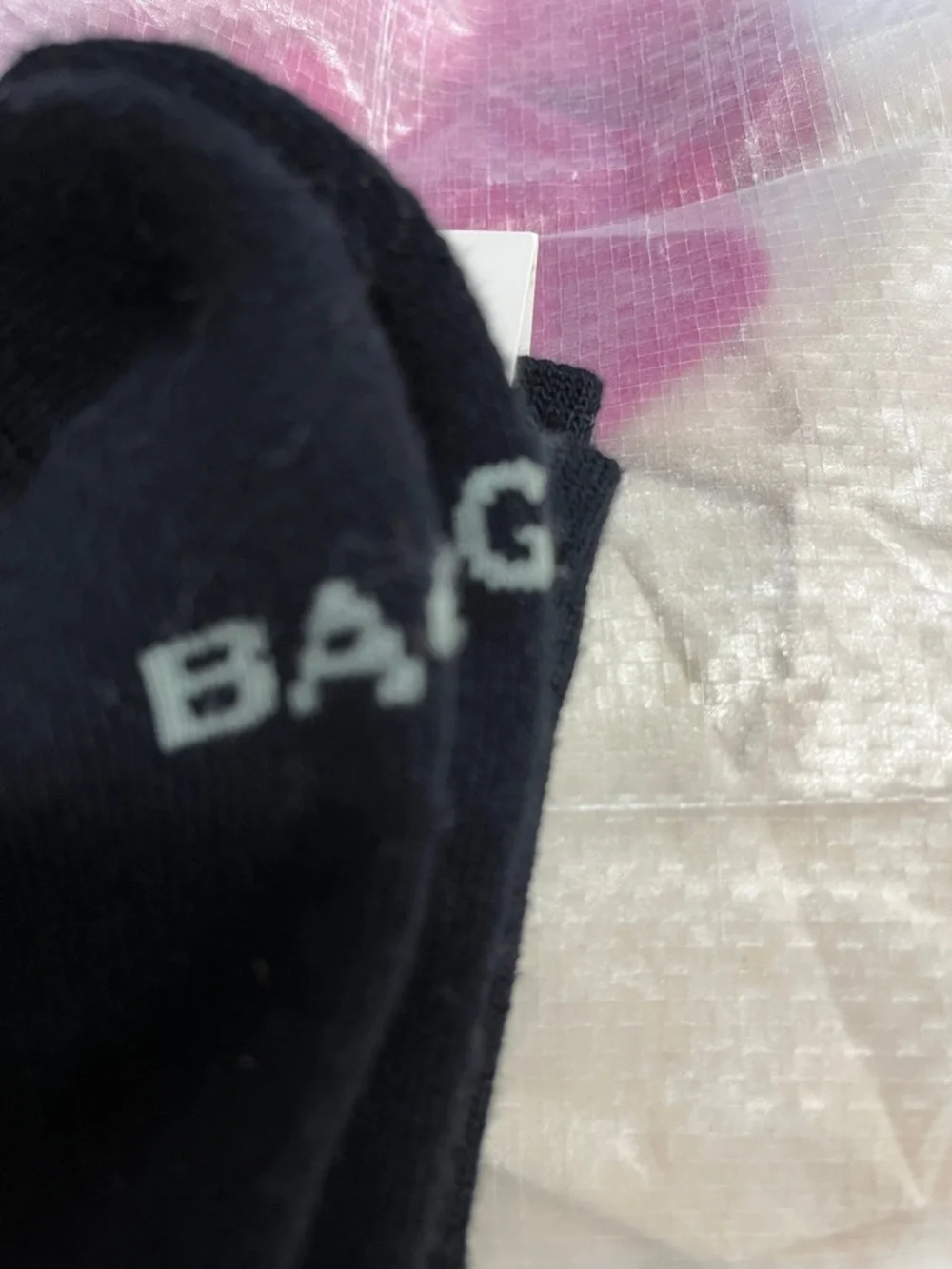 BAGGU socks knit
